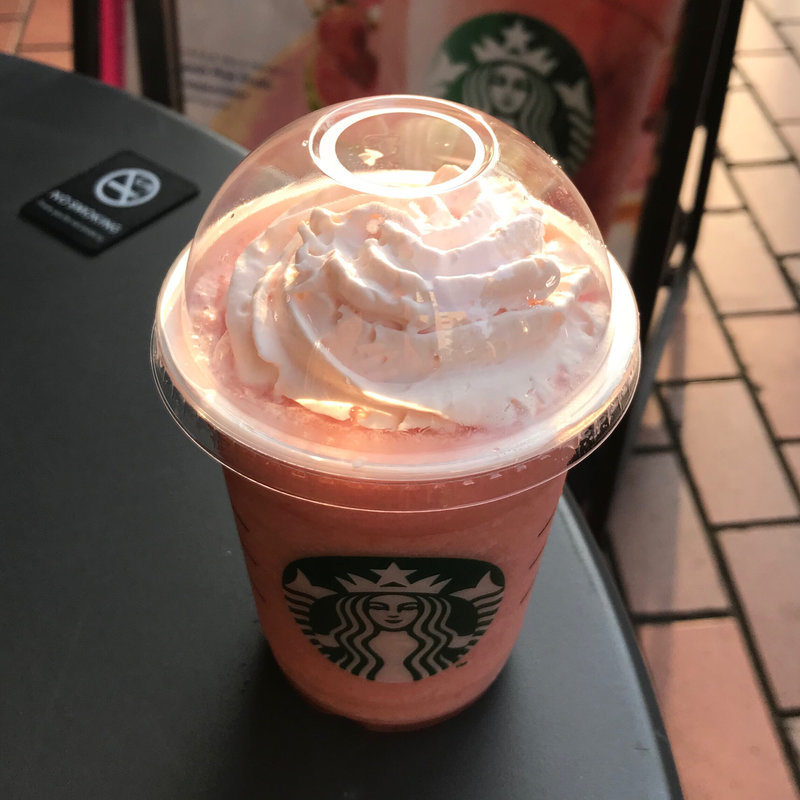 ピーチ ピンク フラぺチーノ(スターバックスコーヒー 武蔵境イトーヨーカドー店)