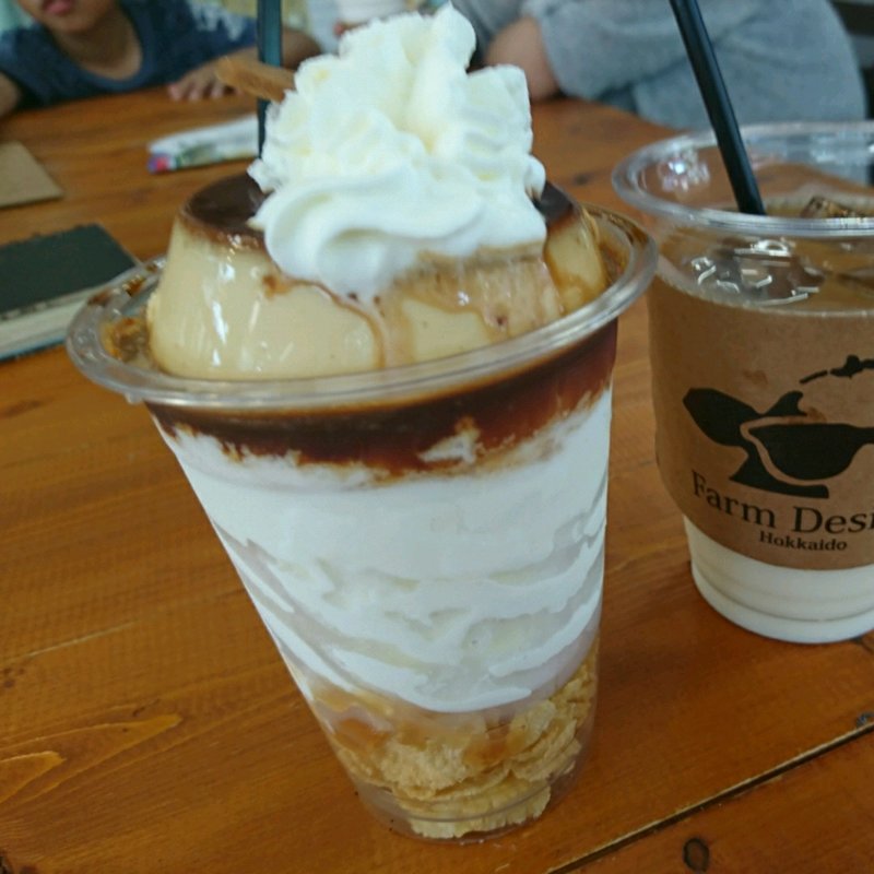 プリンパフェ(ファームデザインズ 帯広畜産大学店)