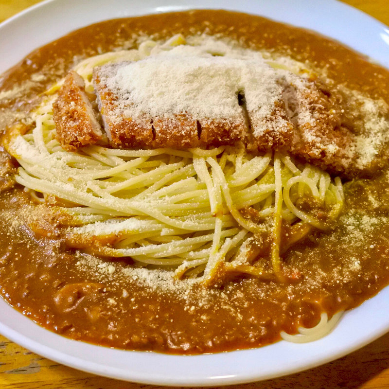 インディアン、とんかつトッピング(マローネ)