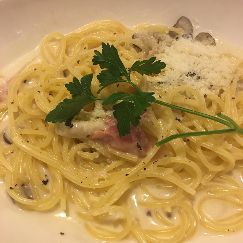 きのこのペコリーノチーズクリーム(ジョリーパスタ 西明石店)