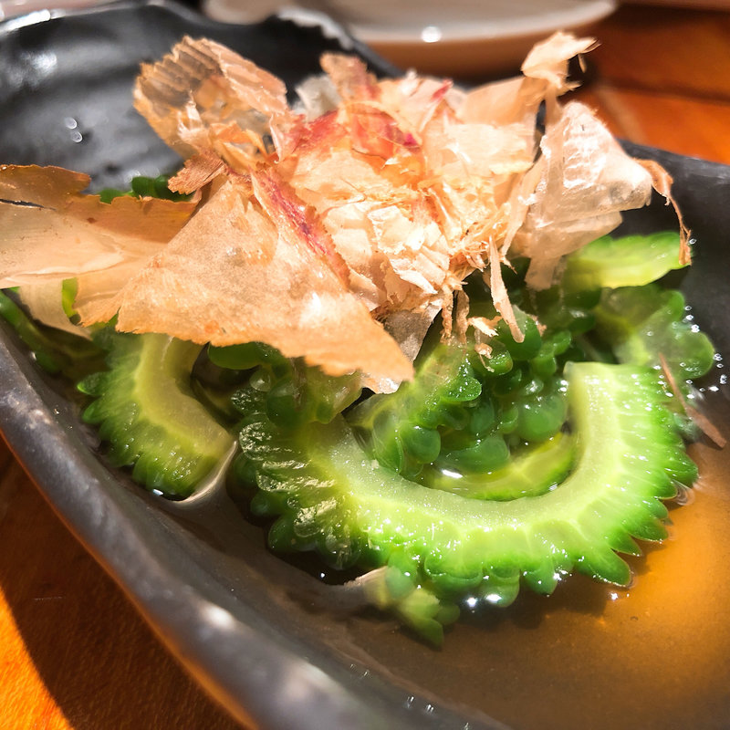 ゴーヤのお浸し(オサカナヤ 魚哲 中目黒店)