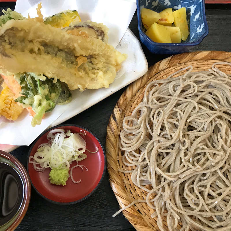 あなご天ざる(そば処おにひら )