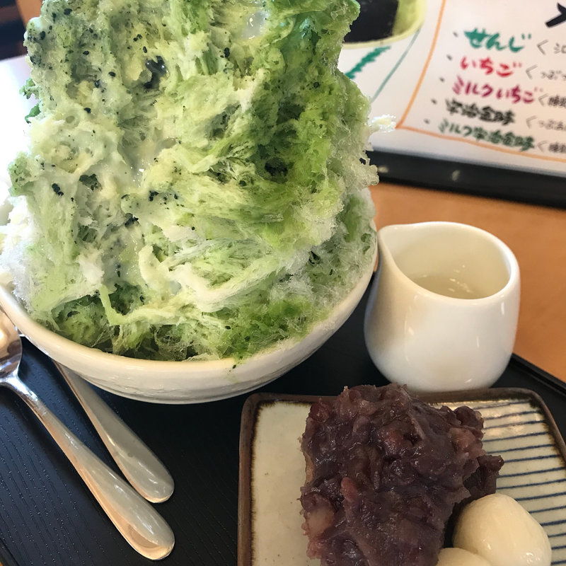 ミルク宇治金時(東御河屋 （トミカワヤ）)