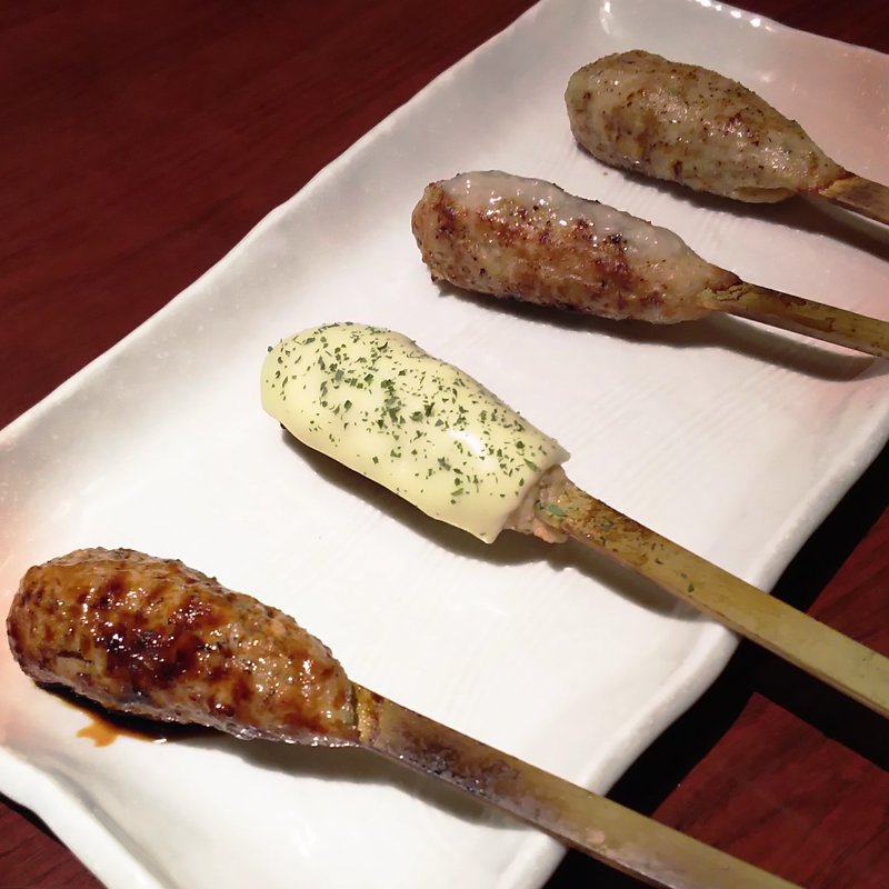 つくね4種盛り(とりの介 南1条店)