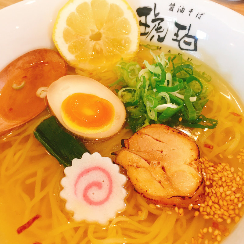 塩とりそば(醤油そば 琥珀)