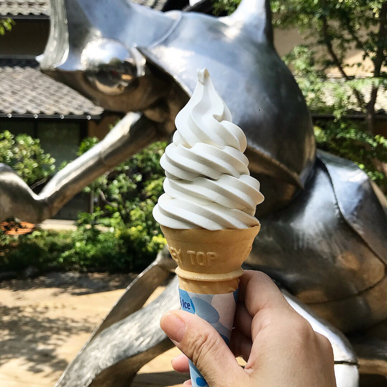 栗あんソフトクリーム(竹風堂 小布施本店 （ちくふうどう）)の口コミ