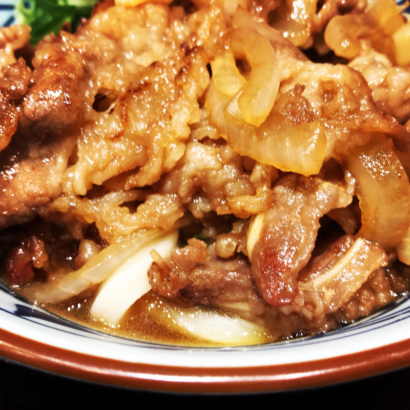 牛山盛りうどん並冷(丸亀製麺梅田)