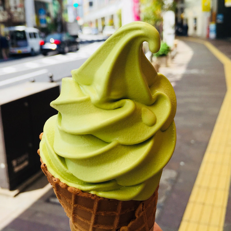 抹茶ソフトクリーム(美老園 )