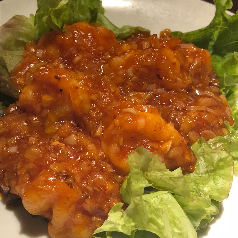 海老チリソース煮(黒猫夜 赤坂店)