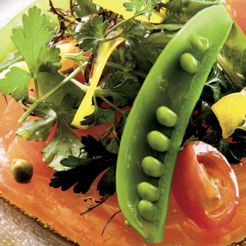 自家スモークした信州サーモンのマリネ(trattoria Chama Chama)