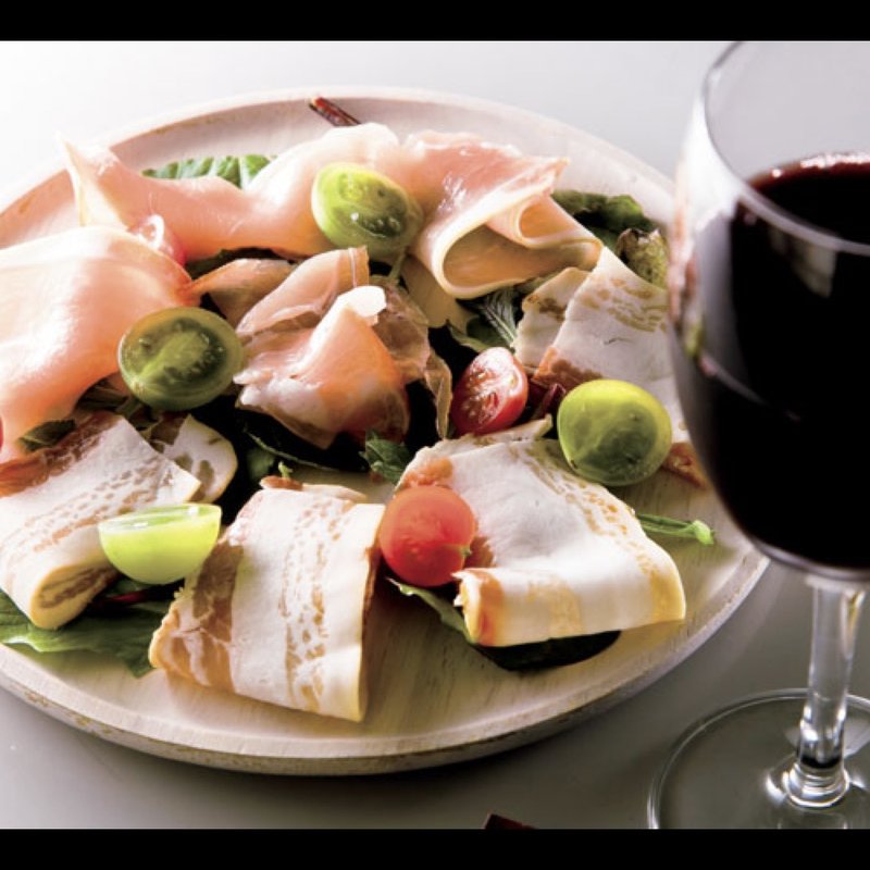 生ベーコン＆減塩生ハム(十割つけ蕎麦ムラマサ)