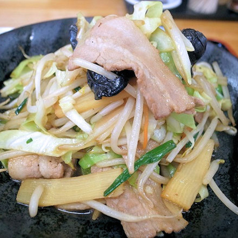 肉野菜炒め定食(中華 みんみん )