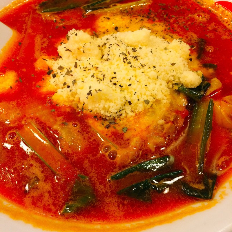 太陽のチーズラーメン(太陽のトマト麺 福島駅前支店)