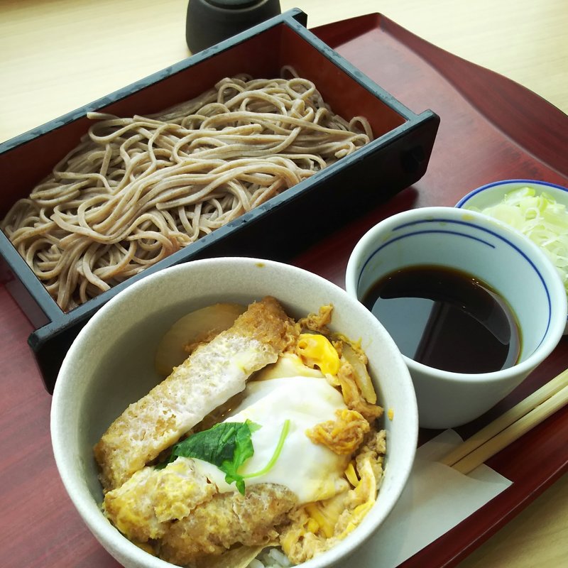 そばじの元祖カツ丼セット(そばじ アトレ川崎店)