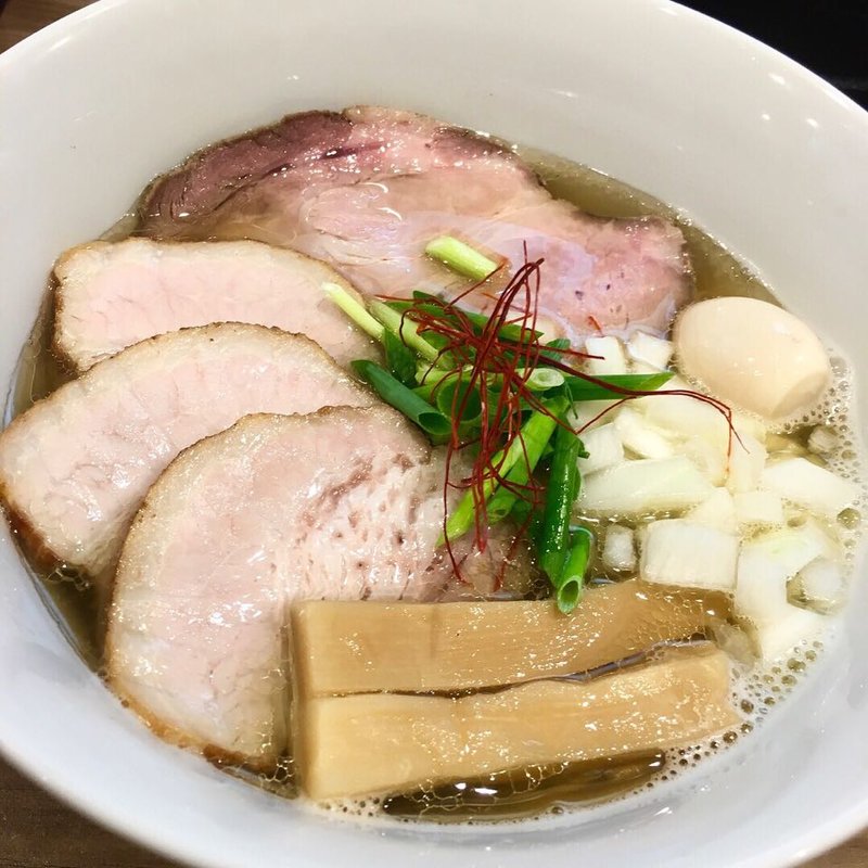 中華そば 塩 チャーシュー増し(実垂穂)