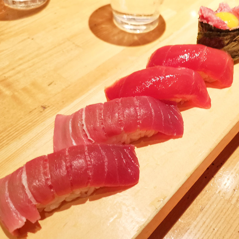 鮪づくし(築地玉寿司 池袋サンシャイン店)