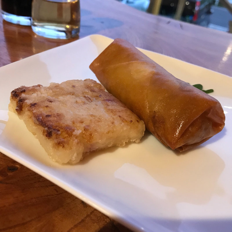 ディナーコース 春巻と大根餅(旬菜中房 和華（のどか）)