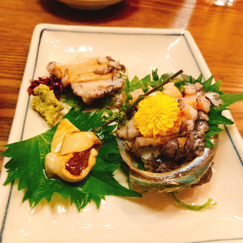 アワビ刺し(志婦や(しぶや))