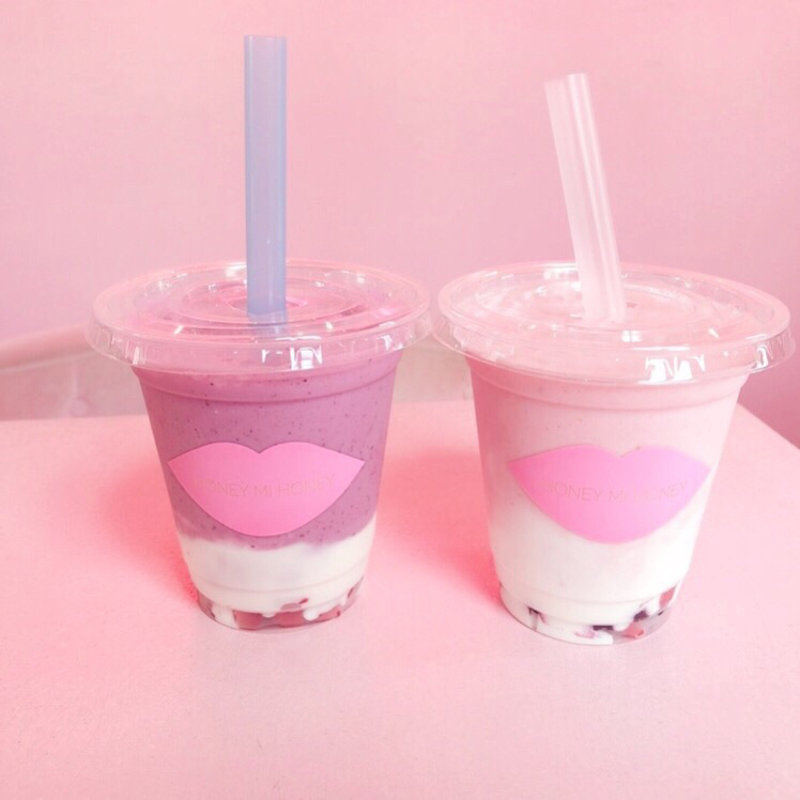 ストロベリーヨーグルトスムージー(CAFE HONEY MI HONEY)