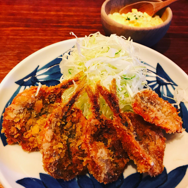 小鯵フライ自家製タルタルソース添え(オトナノイザカヤ中戸川)