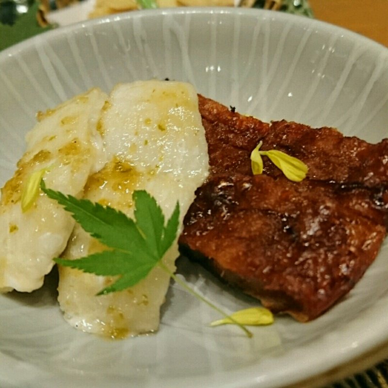 鱧の2色焼き(権之介 梅田)