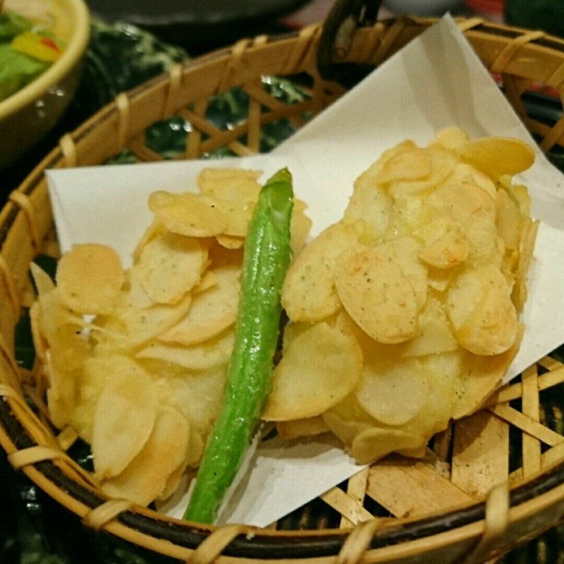 鱧の変わり揚げ(権之介 梅田)