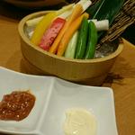 彩り野菜のスティックサラダ