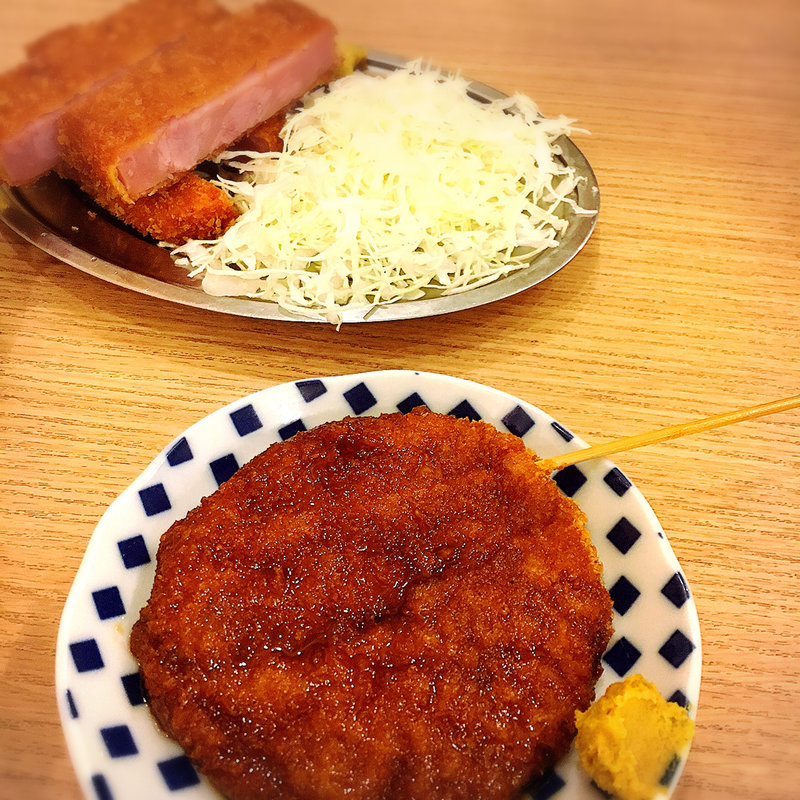 レバカツ(大衆酒場晩杯屋 祐天寺店)