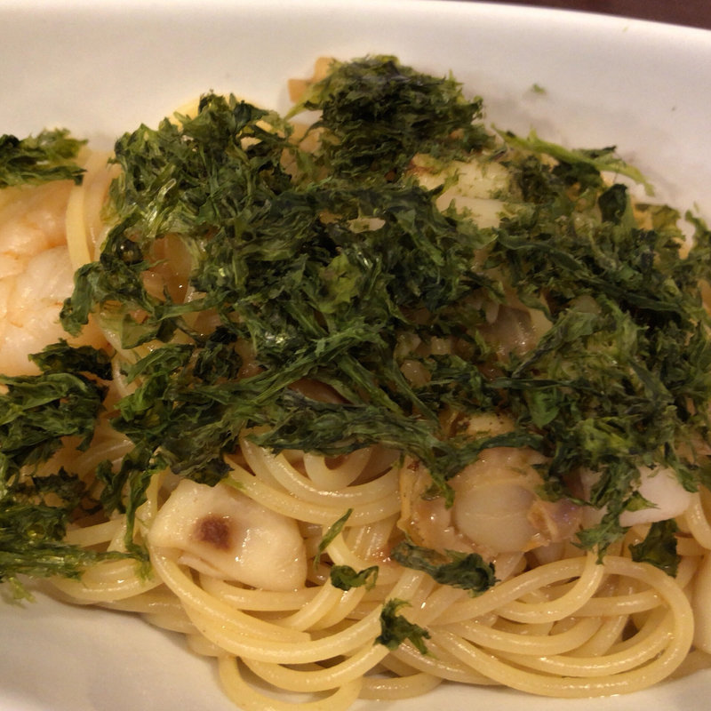 魚介のニンニクバター醤油(JAPASTA)