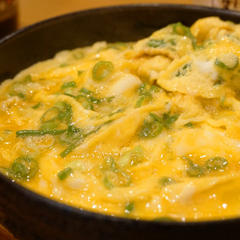 鉄鍋玉子焼き(久留米とんこつラーメン 花畑丸福(はなばたけまるふく))