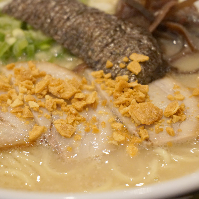 ラーメン(久留米とんこつラーメン 花畑丸福(はなばたけまるふく))