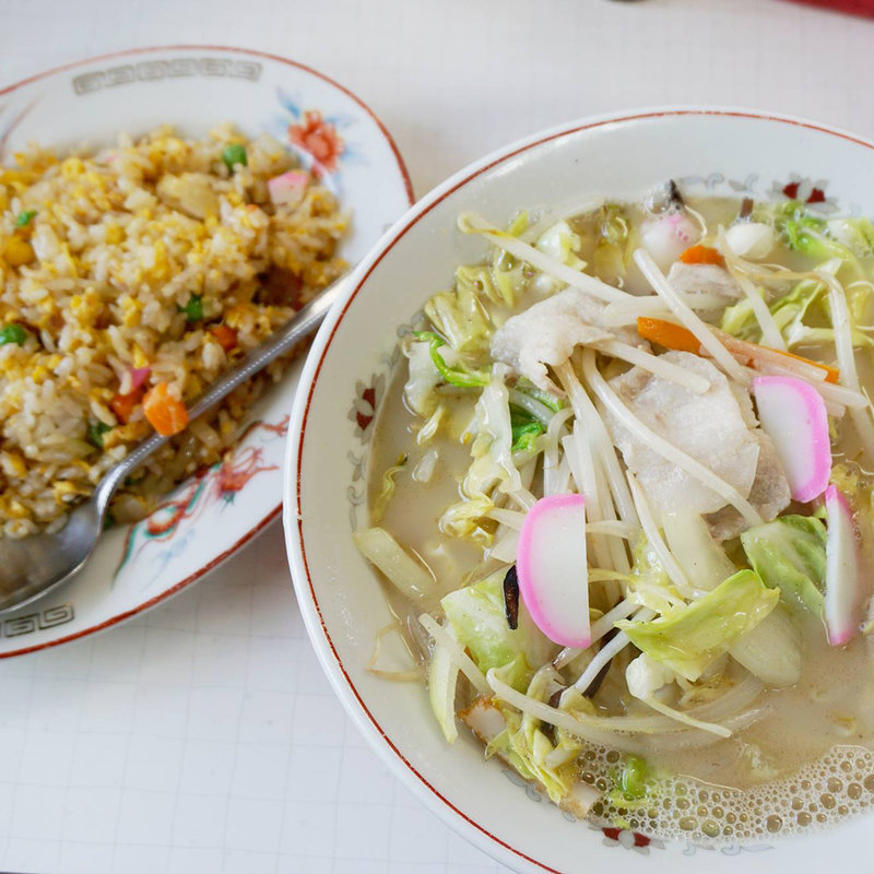 ちゃんぽんセット(だるまラーメン)