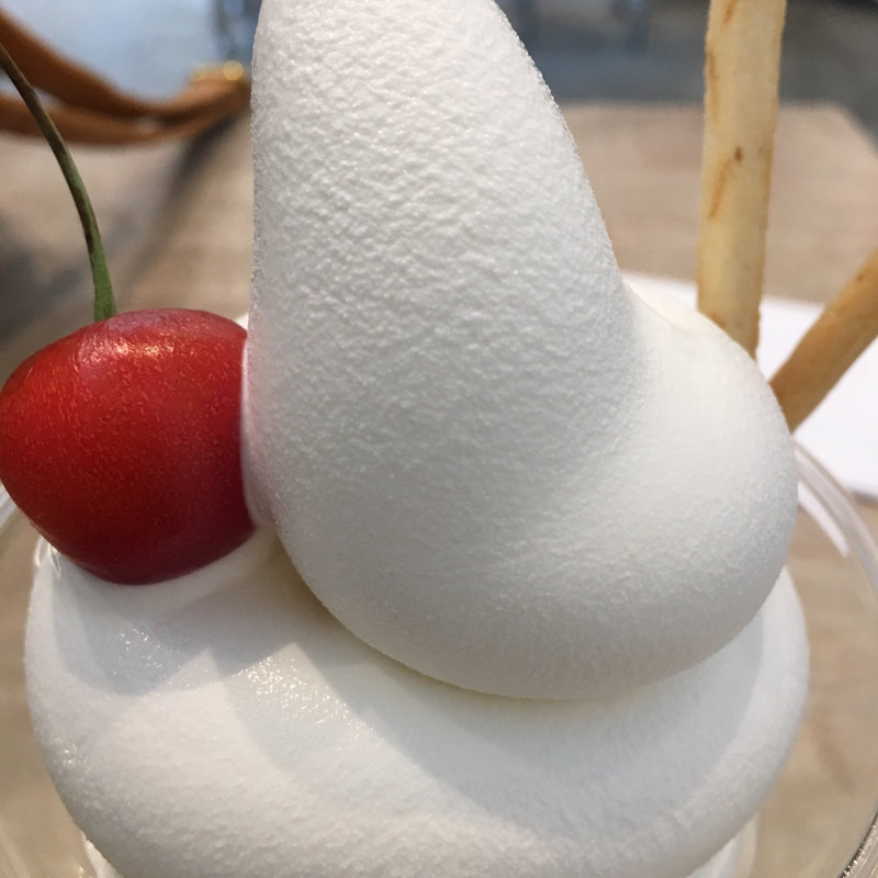 コーヒーゼリーソフト(ウミエール 本店)