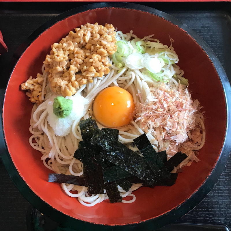 冷たいそば 納豆(そば処 伊佐美屋分店)