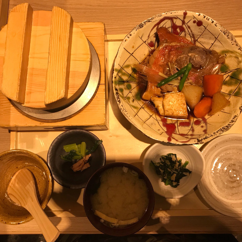 金目鯛の煮付け定食(五穀 旭川駅前店)