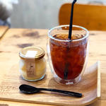 桃のコンポート(CAFE THE VUKE（カフェ ザ ブーケ）さいたま新都心店)