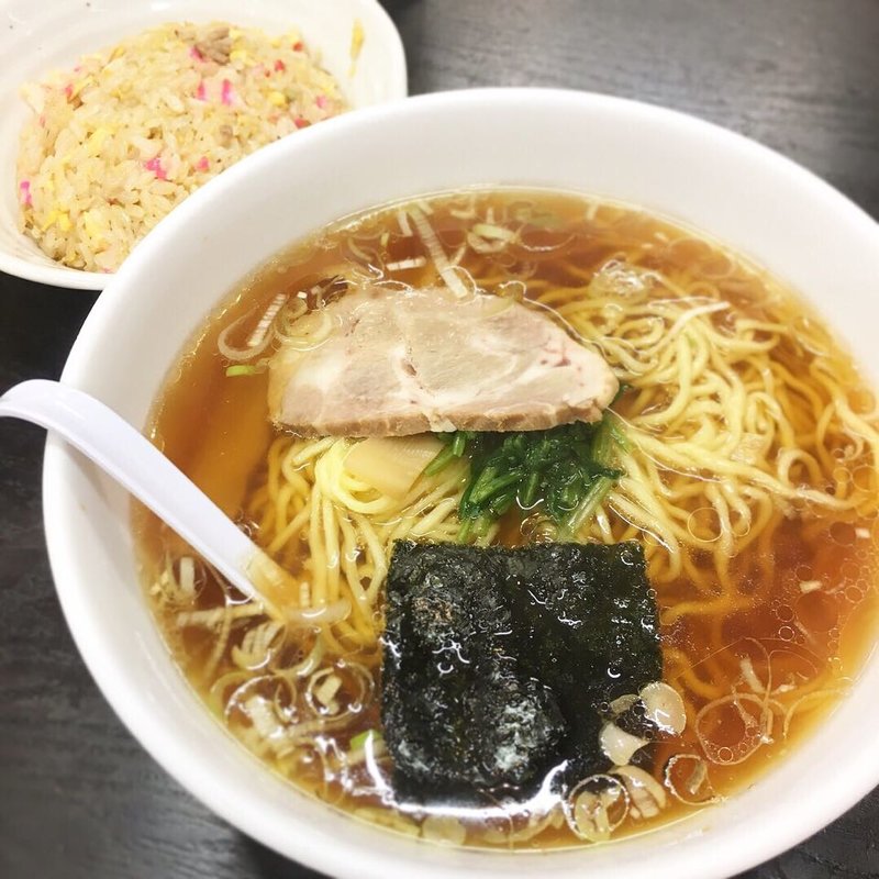 ラーメン半チャーハンセット(南京亭 相模原橋本店)