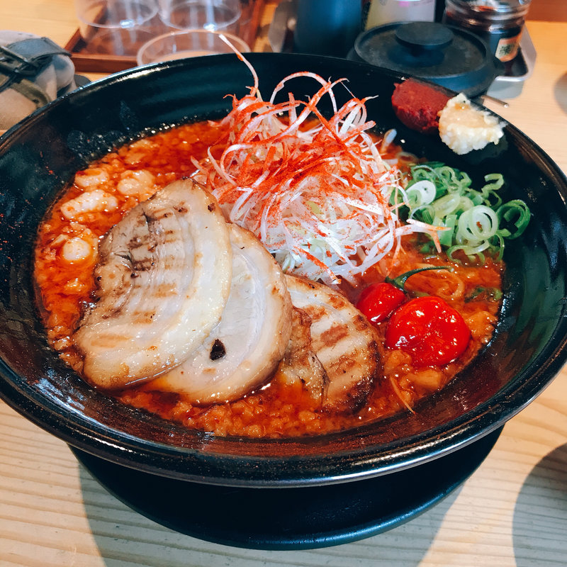 夏旨ホルモンヌ鬼辛(元祖宇部味噌らぁめん長州屋)