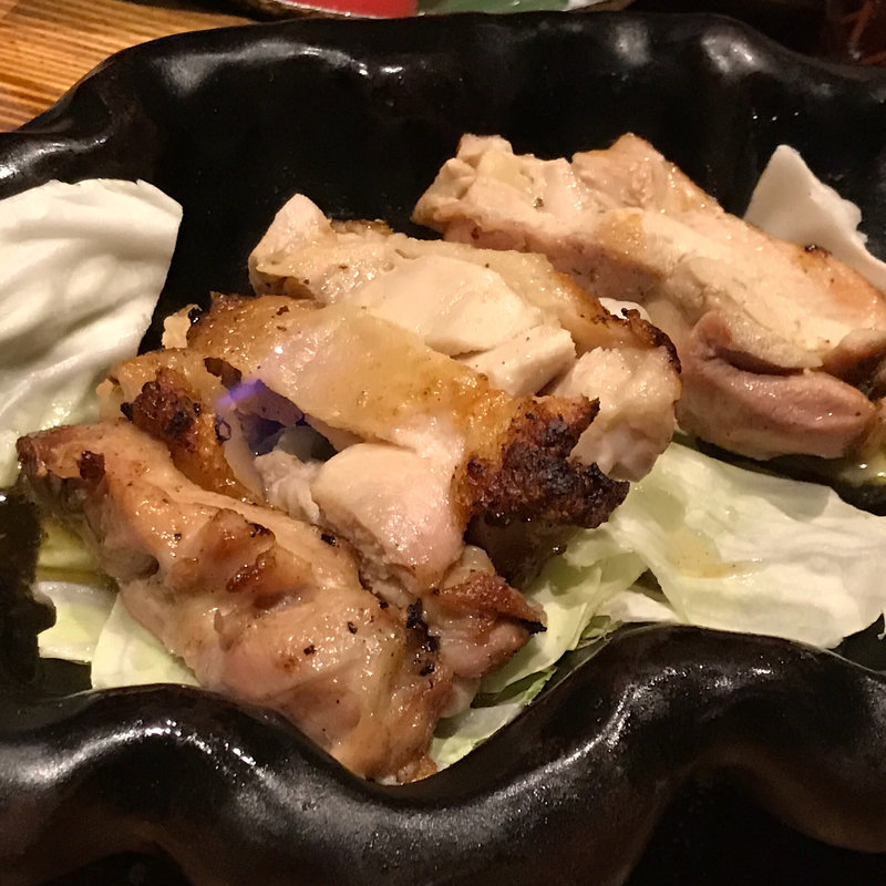 すだち鶏もも肉とりひめ焼(個室と鶏料理 とりひめ 難波店)
