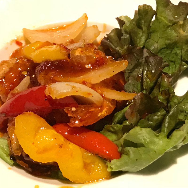 本格エビチリソース(個室と鶏料理 とりひめ 難波店)