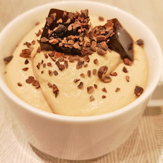 ミルクチョコレートムース サクサククッキーと コーヒーゼリー(＆ecle le bistro)
