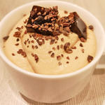 ミルクチョコレートムース サクサククッキーと コーヒーゼリー(＆ecle le bistro)