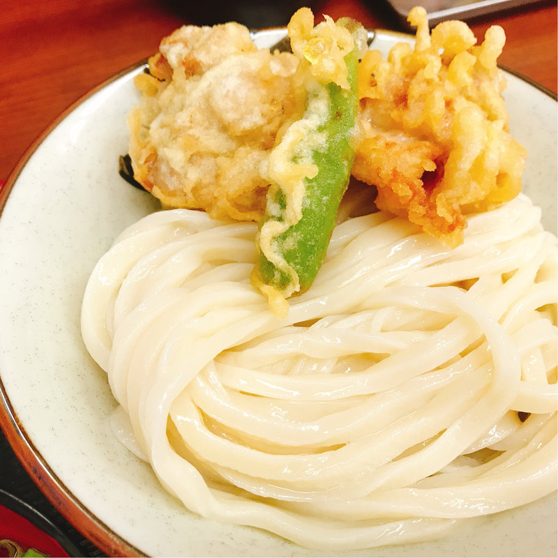 とり天つけうどん(讃岐うどん いわい )