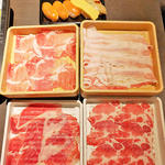 イベリコ豚&国産牛 食べ放題コース(しゃぶ葉 池袋サンシャイン６０通店)
