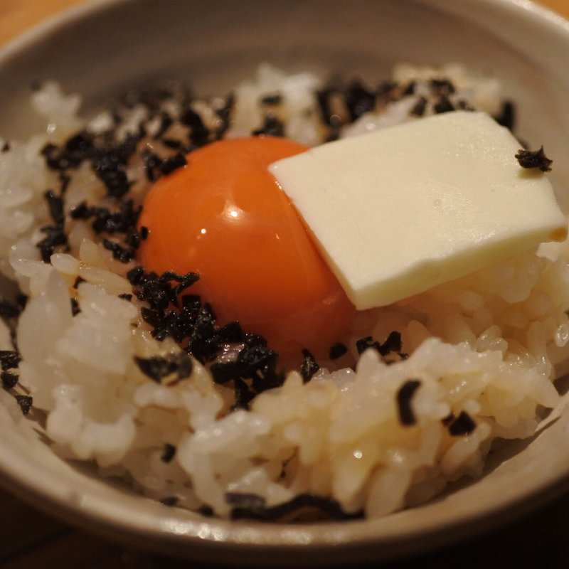 カルピスバターTKG(炭火焼き鳥 鶏尽)