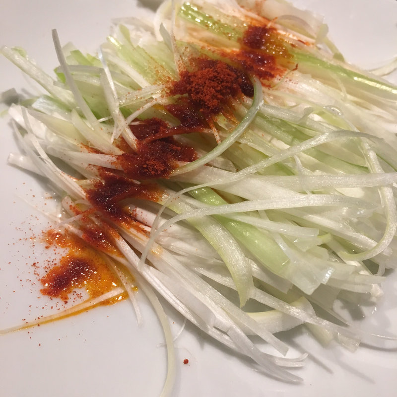 辛味ネギ(北海道ジンギスカン 蝦夷屋)