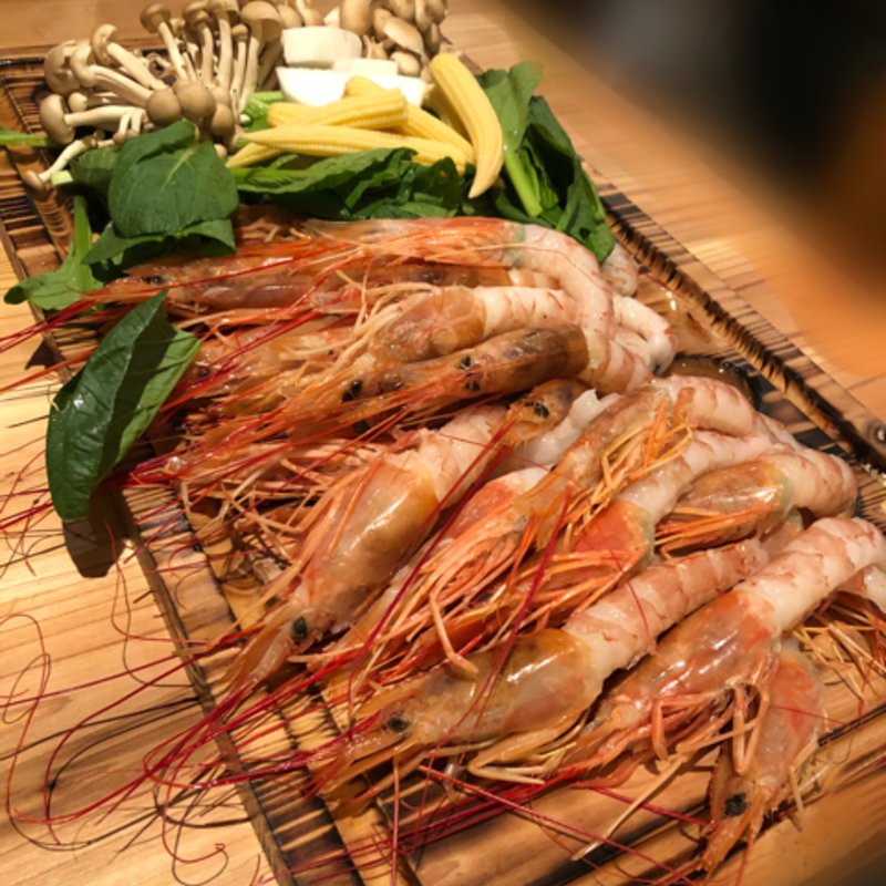 えびシャブコース(シュリンプサンセット)