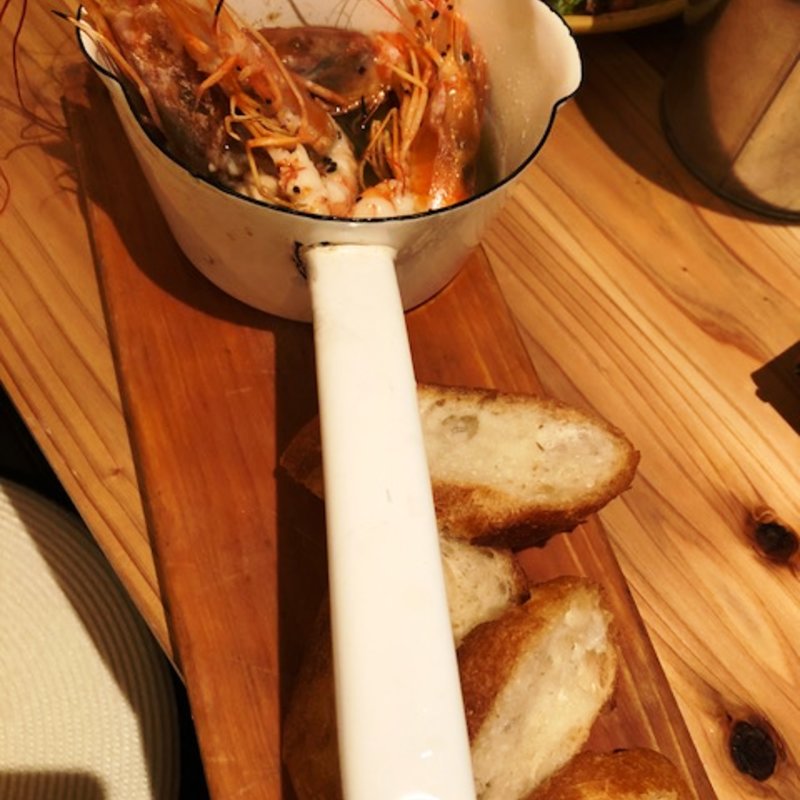 アヒージョ(シュリンプサンセット)