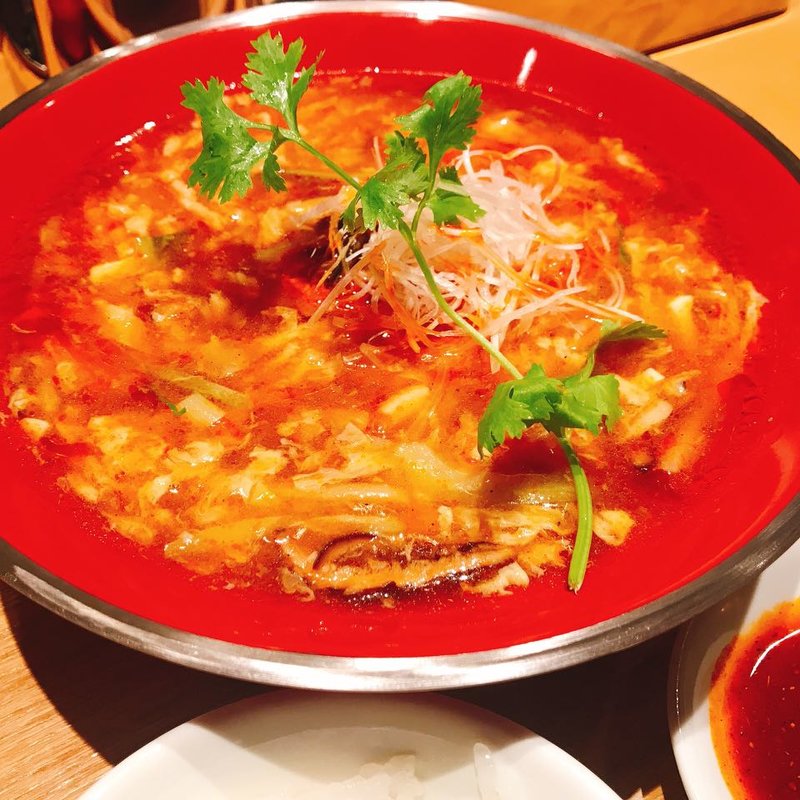 酸辣湯麺(新潟 三宝亭 東京ラボ 宮益坂店)