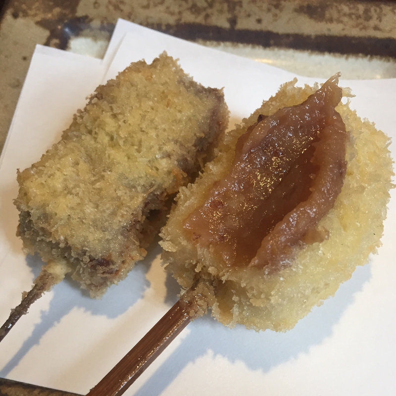 生麩のナッツ味噌とごぼうと牛肉(はん亭)